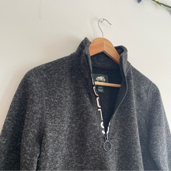 Roots Charcoal Quarter Zip Sweater - Picture 4 of 9